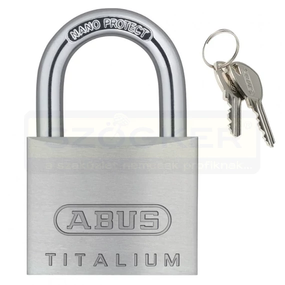 LAKAT 40mm EGYZÁRLATÚ TITALIUM INOX KA6416 64TI/40 ABUS 72740KA