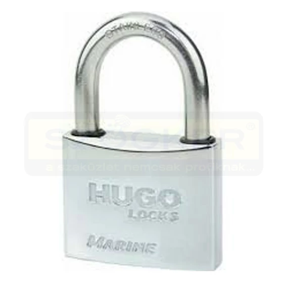 NORMÁLKENGYELES LAKAT 40mm INOX 3 KULCS,MARINE 40 HUGO 60127 UTOLSÓ DARAB