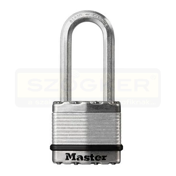 MASTERLOCK M1 EURDLJ LAKAT 45 mm HOSSZÚKENGYELES ACÉL IDŐJÁRÁSÁLLÓ - SECURITY8