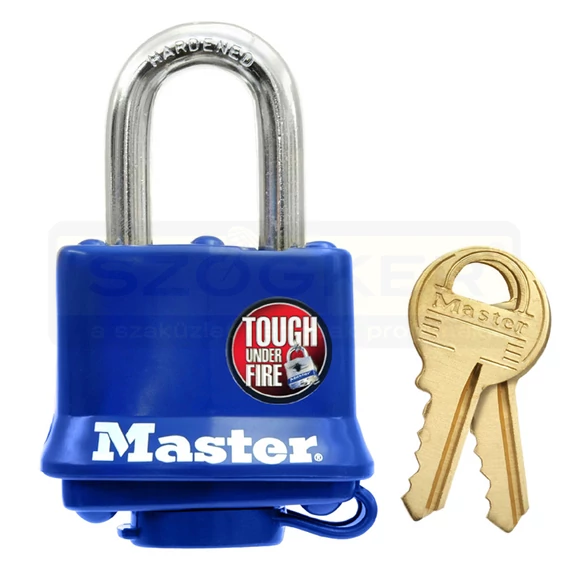 MASTERLOCK 312 EURD LAKAT 43mm MŰANYAG KÉK ACÉL KENGYEL