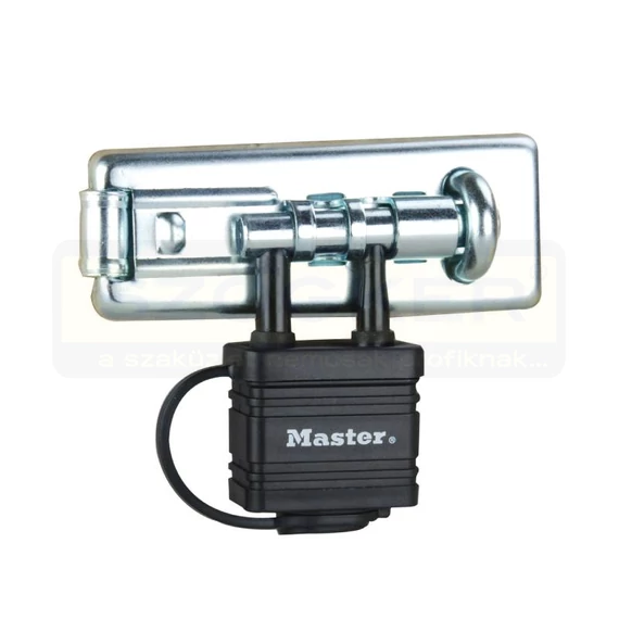 MASTERLOCK 471 EURD RETESZ ACÉL, MŰANYAG BORÍTÁSÚ BEÉPÍTETT LAKATTAL