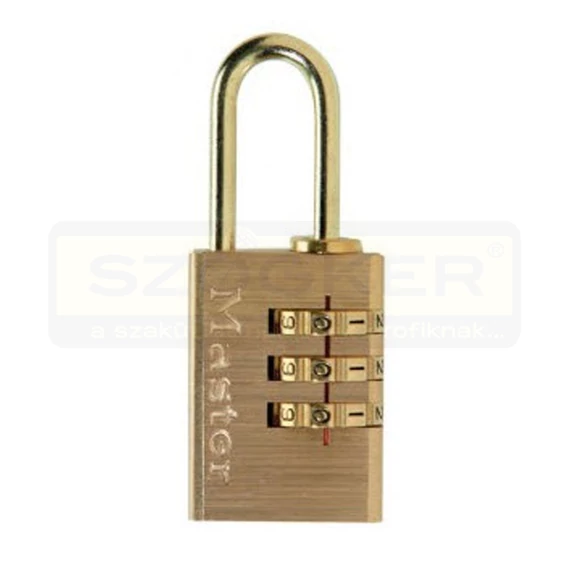 MASTERLOCK 620 EURD LAKAT 20mm SZÁMZÁRAS 3 SZÁMJEGYŰ