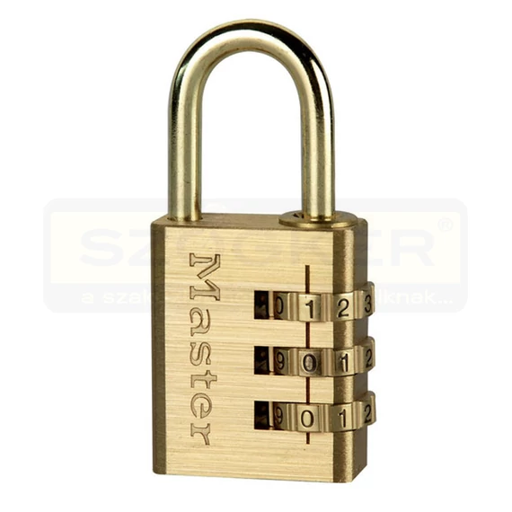 MASTERLOCK 630 EURD LAKAT 30mm SZÁMZÁRAS 3 SZÁMJEGYŰ