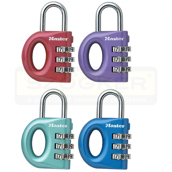 MASTERLOCK 633 EURD LAKAT 30mm SZÁMZÁRAS 3 SZÁMJEGYŰ