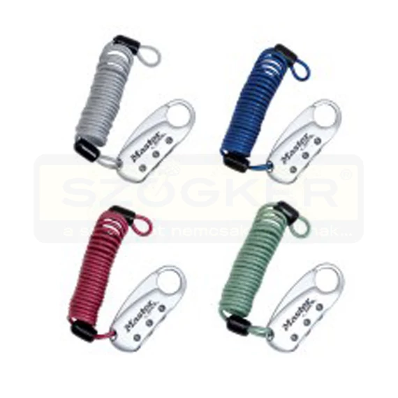 MASTERLOCK 1559EURDCOL 3 SZÁMJEGYŰ KARABÍNER + +BIZTONSÁGI KÁBEL