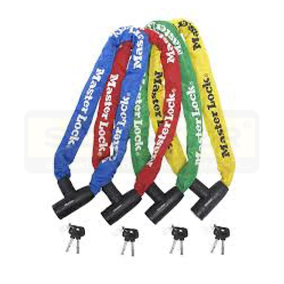 MASTERLOCK 8391EURDPROCOL KERÉKPÁRLAKAT 90cm KULCSOS, 8mm ÁTMÉRŐ-ÚJ TÍPUS