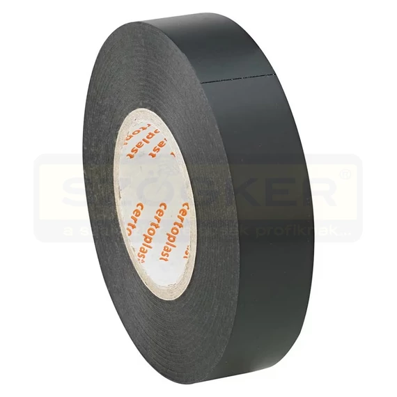 BANDÁZS SZALAG 25mm/25FM FEKETE TEXTIL ÖNTAPADÓS CERTOPLAST