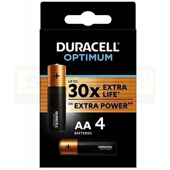 DURACELL MX1500 D6OA01 CERUZAELEM 1.5V AA OPTIMUM  4DB/CSOMAG