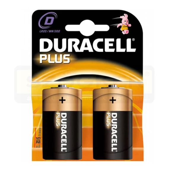 DURACELL MN1300 1327562 GÓLIÁT ELEM 1.5V D BASIC-PLUS LR20 02DB/CSOMAG