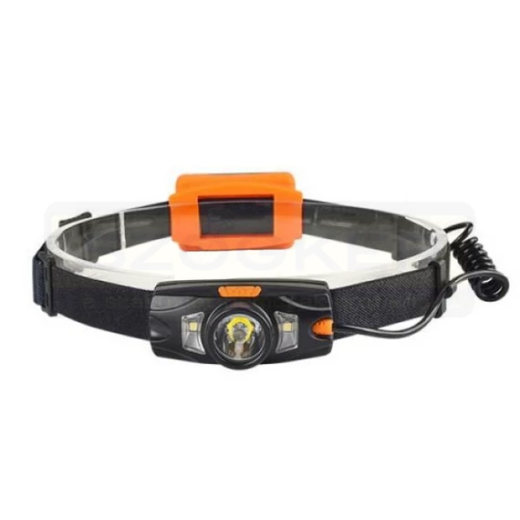 FEJLÁMPA 3 FOK. Fehér MOZGÁSÉRZÉK. TÖLHETŐ ULTRATECH PUT-LEDH500R