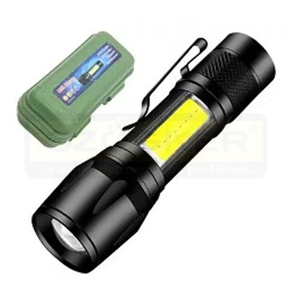 ZSEBLÁMPA AKKUS USB TÖLTŐVEL CE 7-5 IMPORT