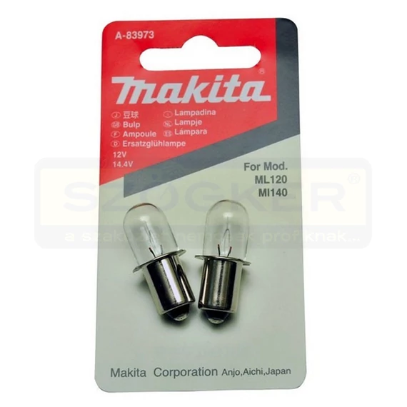MAKITA A-83973 UTOLSÓ DARAB IZZÓ 12V ML120 2DB/CSOMAG