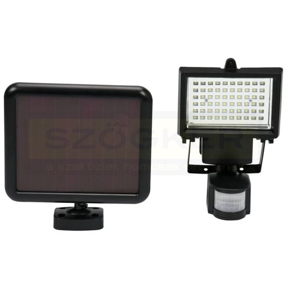 YATO 81860 LED LÁMPA 380lm NAPELEMES, MOZGÁSÉRZÉKELŐS