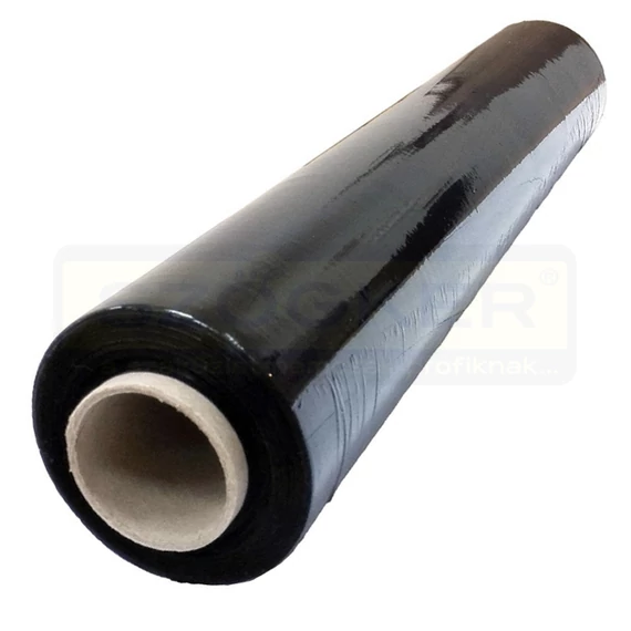 KÉZI SZTRECCSFÓLIA FEKETE 2,4KG/CS.23MIK.(500mm)ZSUGOR MAGYAR