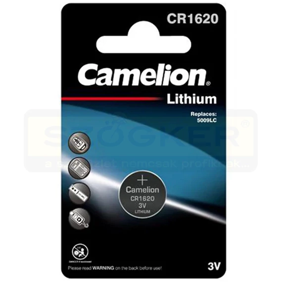 GOMBELEM LITHIUM 3V CR1620 CAMELION