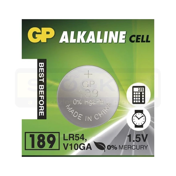 GOMBELEM ALKÁLI 1,5V LR54 GP 189