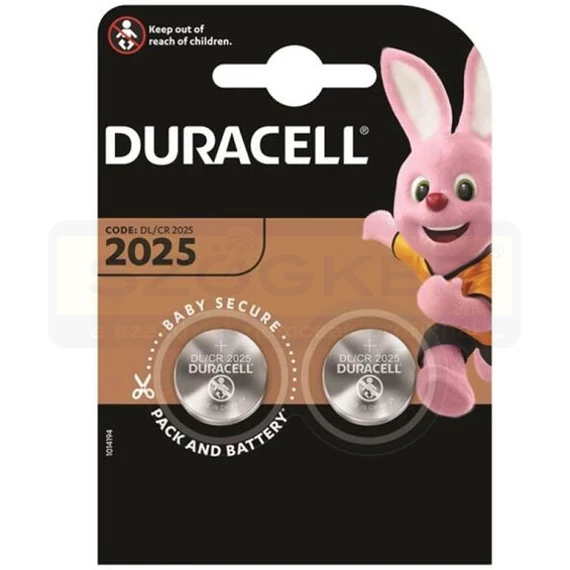 DURACELL GOMBELEM LITHIUM 3V DL 2025 B2 2DB/CSOMAG