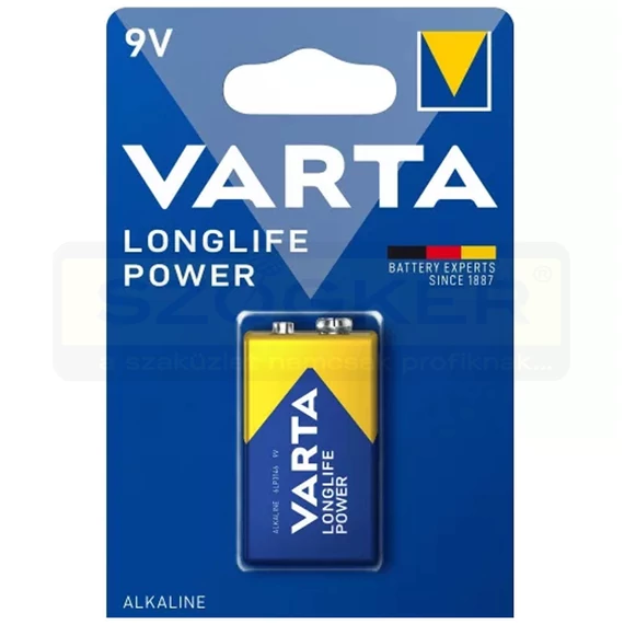 EBLOCK ELEM 9V B1 MN1604 LONGLIFE POWER VARTA 4922 6LR61