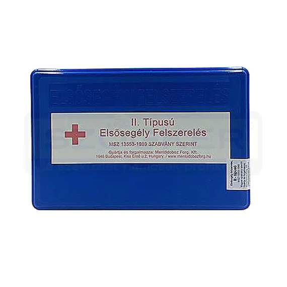 MENTŐDOBOZ MUNKAHELYI II. 50 FŐIG,ELSŐSEG.LÁDA MSZ13553 COVERGUARD GAN9994