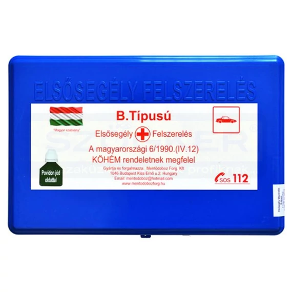 MENTŐDOBOZ AUTÓHOZ B SZKG-HOZ, ELSŐSEGÉLY LÁDA COVERGUARD GAN9996