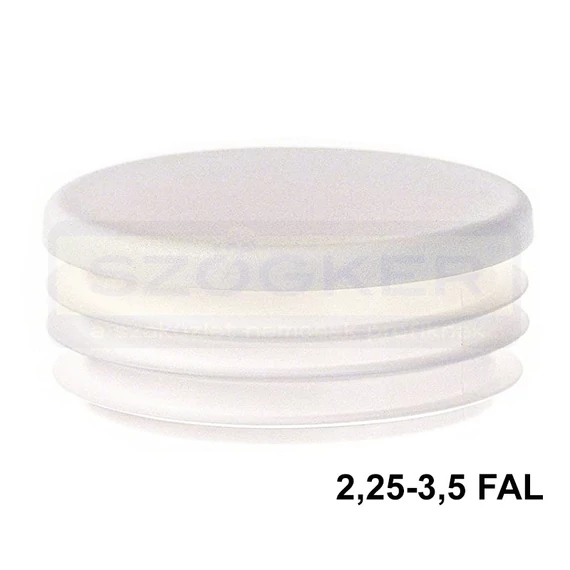 CSŐDUGÓ 2col (D60.3mm) FEHÉR LAMELLÁS (2.25-3.5 FALVASTAG) MAGYAR 2H