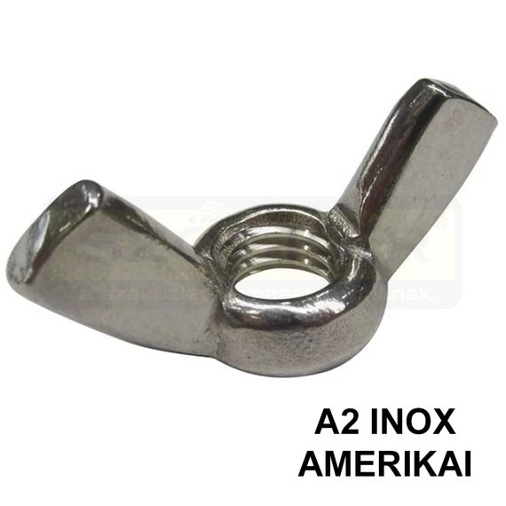 SZÁRNYAS ANYA M04 AMERIKAI DIN 315AF-A2 INOX