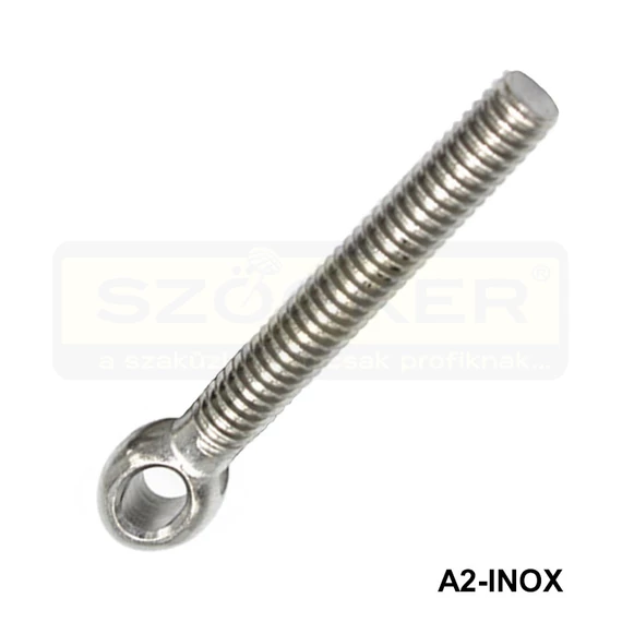 SZEMESCSAVAR M12*80 DIN 444 A2 INOX ÖNTÖTT TM