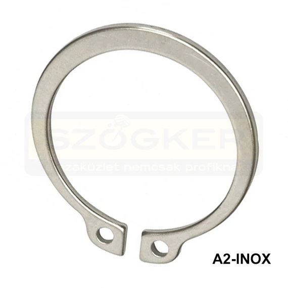 KÜLSŐ SEEGERGYŰRŰ D7 TENGELY DIN 471 A2 INOX HORONY D6,5mm