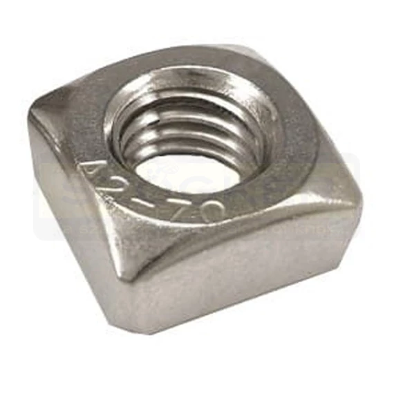 NÉGYSZÖG STANDARD ANYA M10 DIN 557 A2 INOX