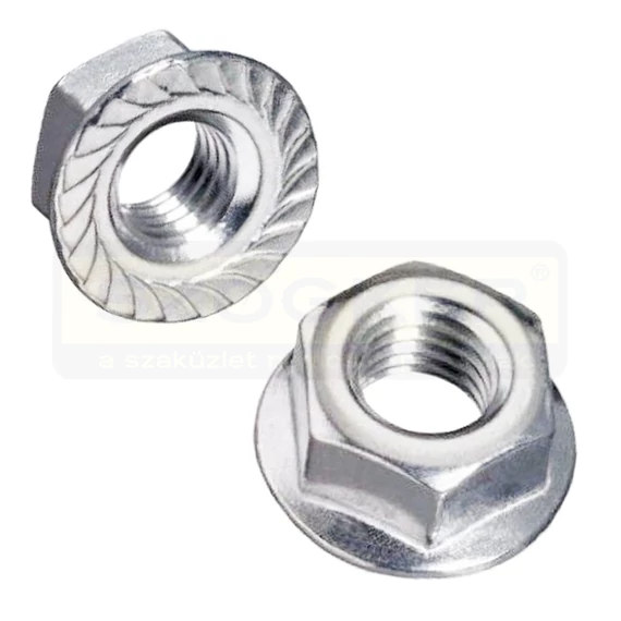 ALÁTÉTES ANYA M10 FOGAZOTT DIN 6923W HG.