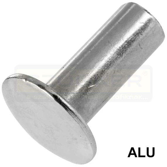 FÉK-KUPLUNGSZEGECS D05*20 DIN 7338A ALU LAPOSFEJŰ