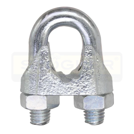 KÖTÉLSZORÍTÓ BILINCS D12 DIN 741 HG. U ALAKÚ D12mm IMPORT
