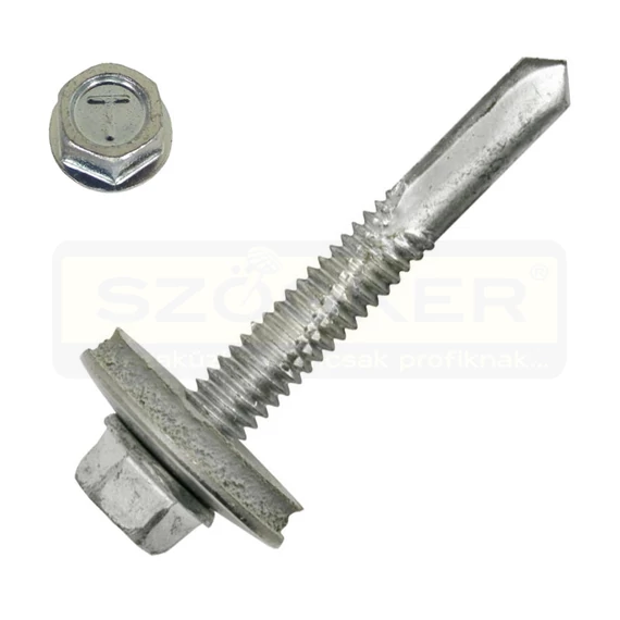 LEMEZCS.ÖNFÚR HLF D5.5*38/12mm HG. NAGYFÚRÁSTELJ. EPDM AL IMPORT-ONT DIN 7504/K