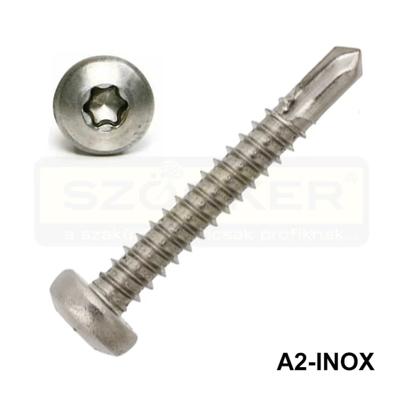 LEMEZCSAVAR ÖNF.DFTX D4.8*16 DIN 7504/N A2 INOX