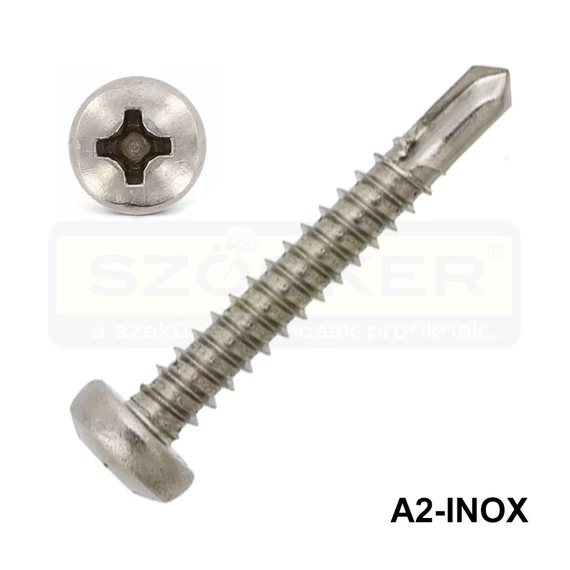 LEMEZCSAVAR ÖNF.DFKH D4.8*25 DIN 7504/N A2 INOX