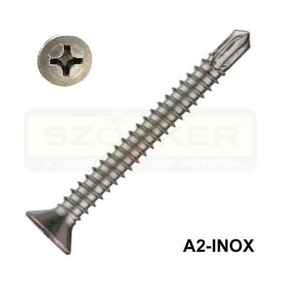 LEMEZCSAVAR ÖNFÚR.SFKH D4.2*32 DIN 7504/P A2 INOX
