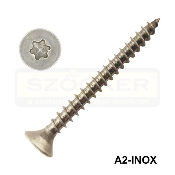 FAFORGÁCSLAPCSAVAR SF D3.0*25 DIN 7505 A2 INOX TORX TM IMPORT UTOLSÓ DARABOK