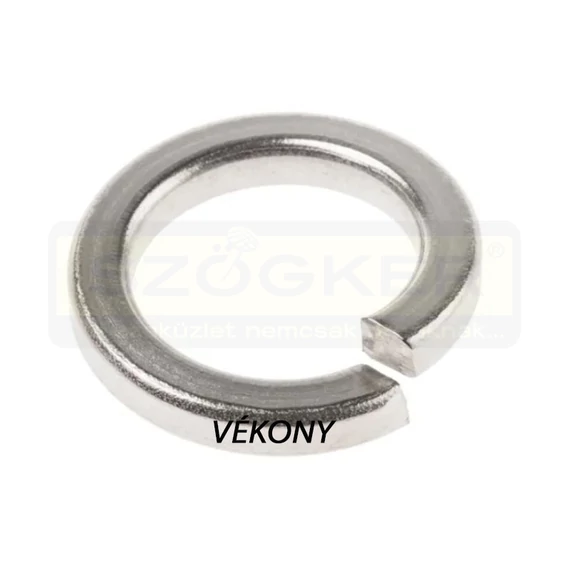 RUGÓS-VÉKONY ALÁTÉT M16 DIN 7980 HG. BK-HOZ IMPORT