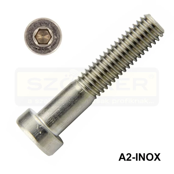 BK HENG. ALACSONYFEJŰ M8*35 DIN 7984 A2 NEM CSAPOLT INOX