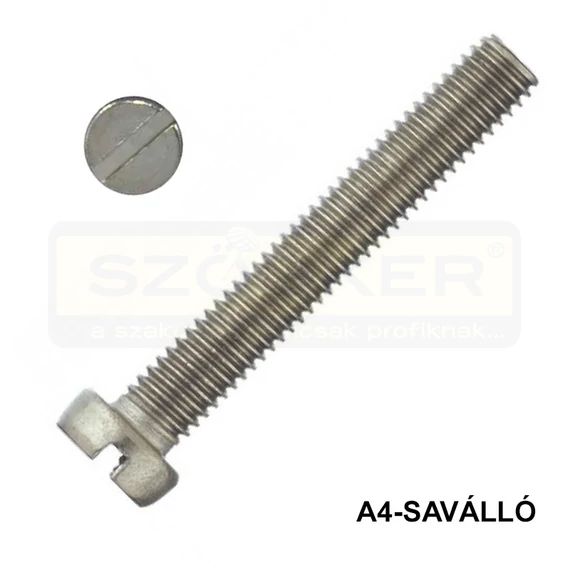 HFH CSAVAR M3*8 DIN 84 A4 SAVÁLLÓ