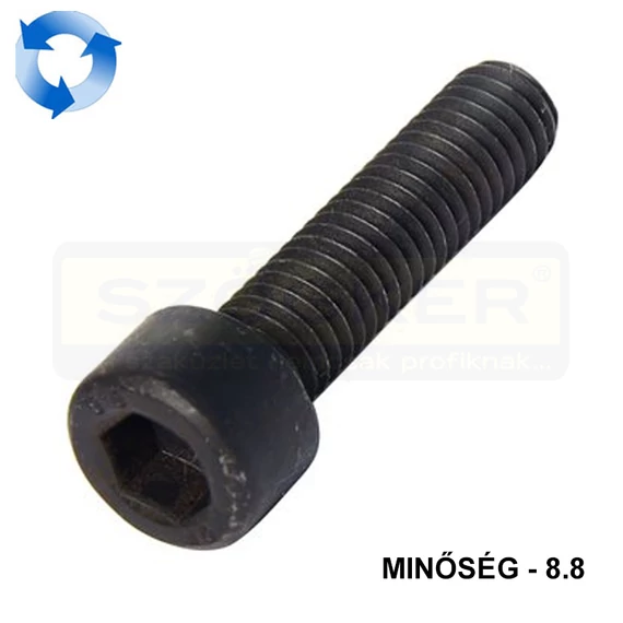 BK HENGERESFEJŰ M12*30 BALOS DIN 912 8.8 NAT.