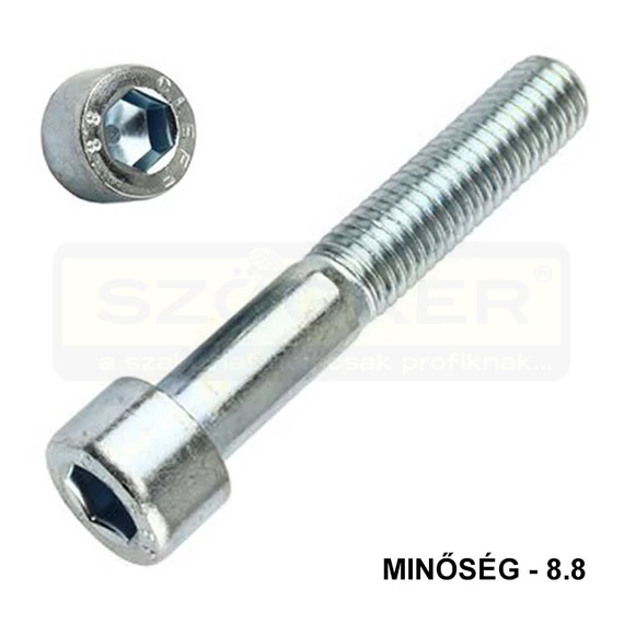 BK HENGERESFEJŰ M8*75 DIN 912 8.8 HG.