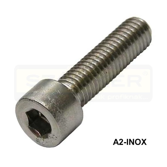 BK HENGERESFEJŰ M2*8 DIN 912 A2 INOX