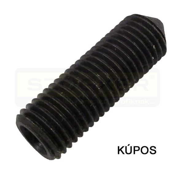 HERNYÓCSAVAR BK M4*6 DIN 914-45H NAT. KÚPOS