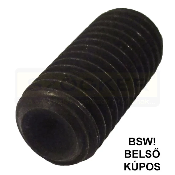 HERNYÓCSAVAR BK 5/8c*31mm DIN 916-45H BSW NAT.BELSŐKÚPOS IMPORT