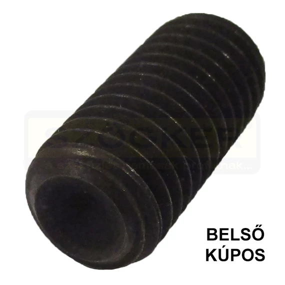HERNYÓCSAVAR BK M4*16 DIN 916-45H NAT. BELSŐKÚPOS IMPORT