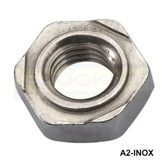 HEGESZTŐ ANYA HATLAPÚ M5 DIN 929 A2 INOX