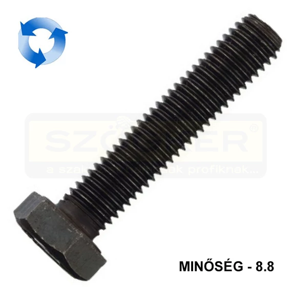 HLF CSAVAR BALOS M12*60 DIN 933-8.8 NAT. TM EGYEDI IMPORT