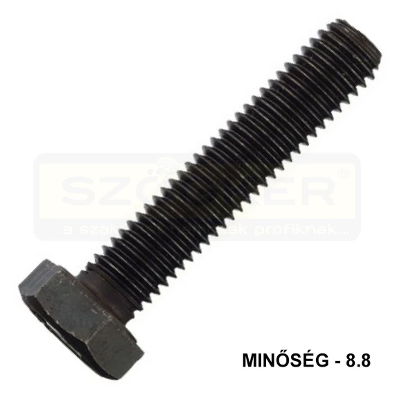 HLF CSAVAR M39*80 DIN 933-8.8 NAT. TM