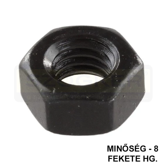 ANYA HATLAPÚ M6 DIN 934-8 FEKETE HG. IMPORT